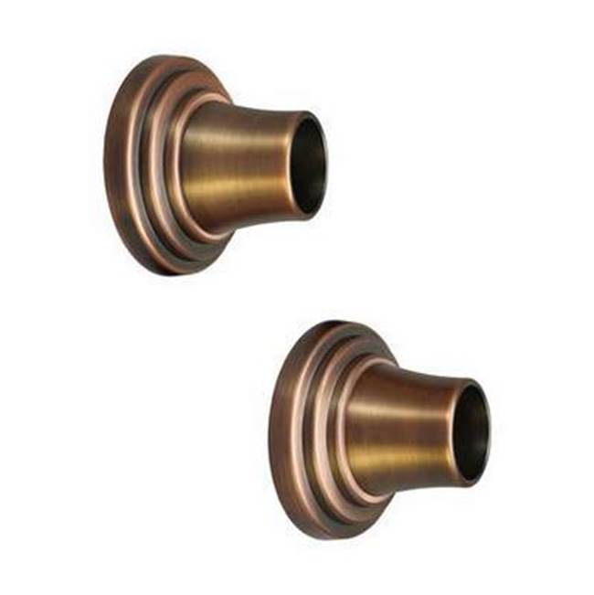 Barclay Decorative Stepped Flange 1'',Pair, Oil Rubbed Bronze