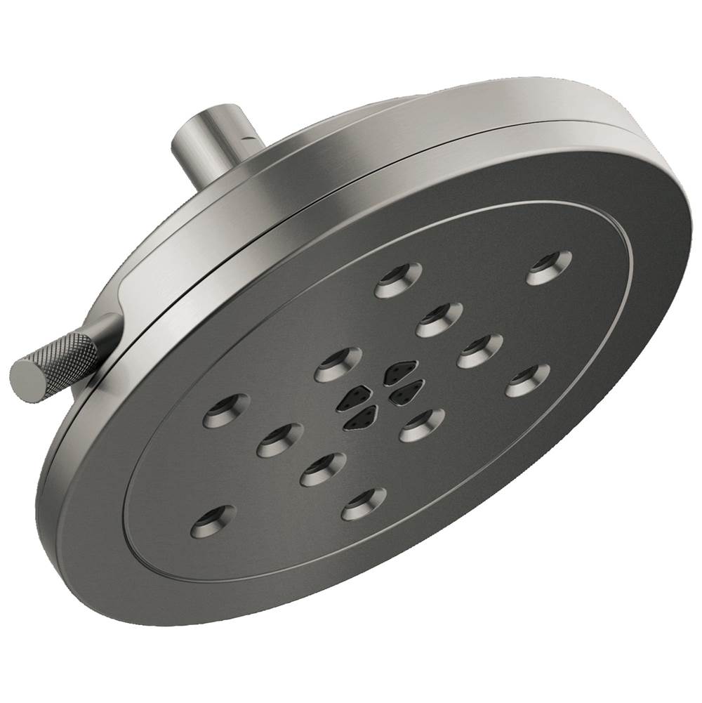 Brizo Litze® 8” H2Okinetic<sup>®</sup> Round Multi-Function Wall Mount Showerhead