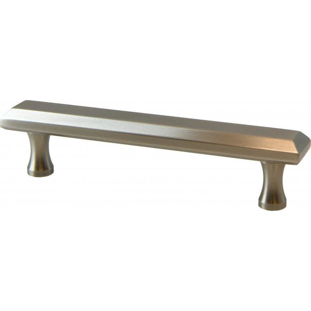Colonial Bronze Cabinet Pull Hand Finished in Satin Chrome