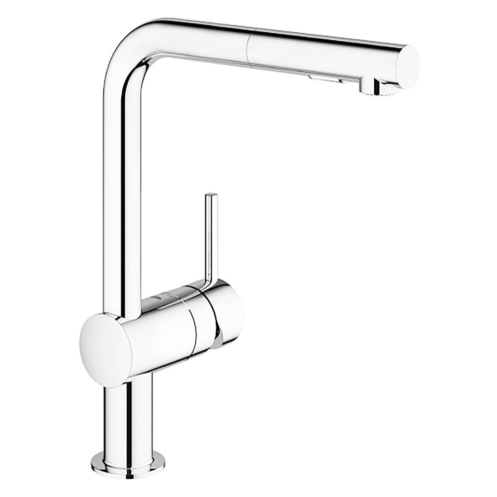 Grohe Single-Handle Pull-Out Kitchen Faucet Dual Spray 1.75 GPM
