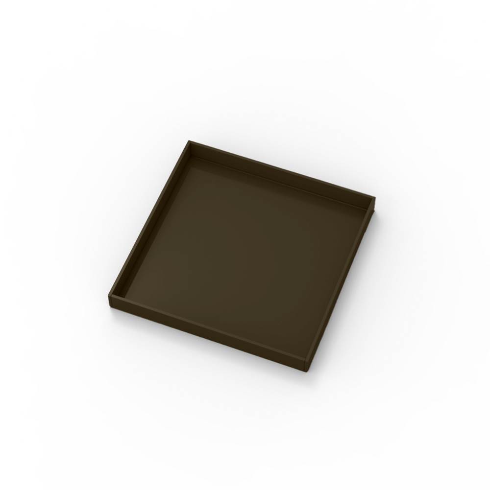 Infinity Drain 5''x5'' LT5 Tile Drain Top Plate in Oil Rubbed Bronze