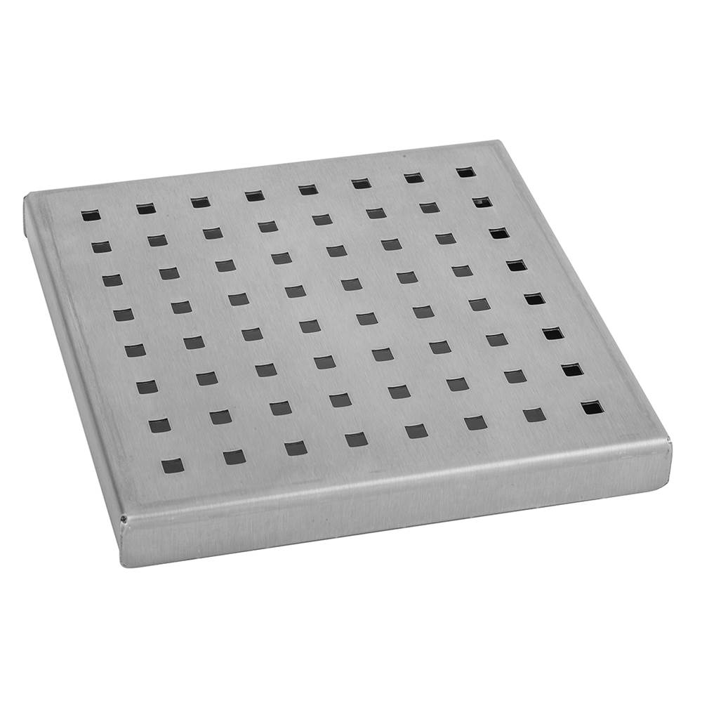 Jaclo 6'' x 6'' Square Dotted Channel Drain Grate