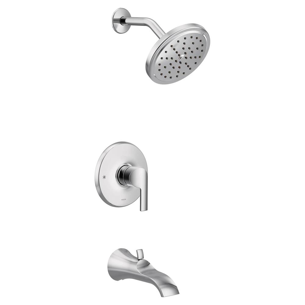 Moen Doux M-CORE 3-Series 1-Handle Eco-Performance Tub and Shower Trim Kit in Chrome (Valve Sold Separately)