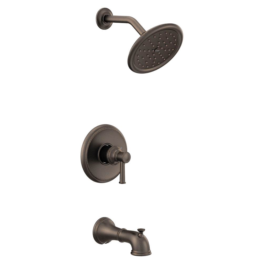Moen Belfied M-CORE 2-Series Eco Performance 1-Handle Tub and Shower Trim Kit in Oil Rubbed Bronze (Valve Sold Separately)