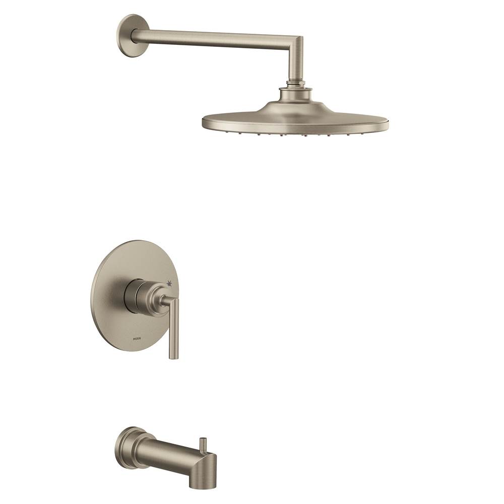Moen Arris M-CORE 2-Series Eco Performance 1-Handle Tub and Shower Trim Kit in Brushed Nickel (Valve Sold Separately)