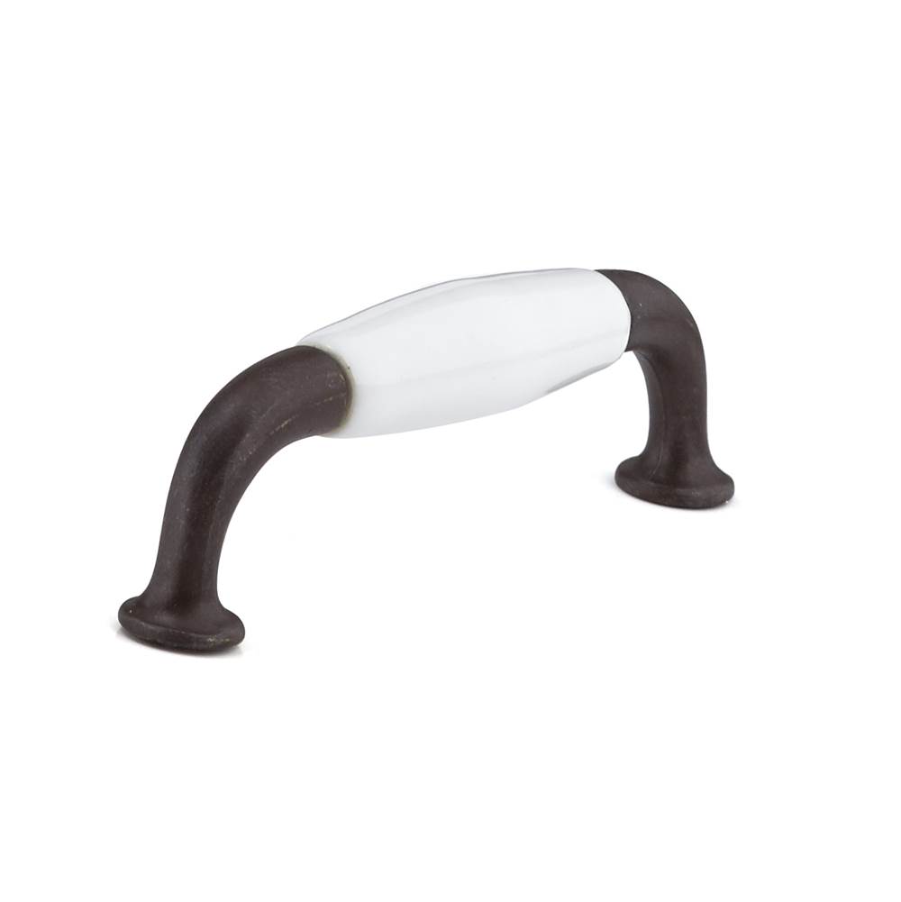 Richelieu America Traditional Ceramic and Metal Pull - 9700
