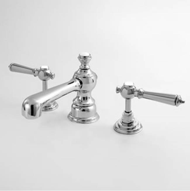 Sigma Widespread Lav Set With Lever Ascot Satin Nickel Pvd .42