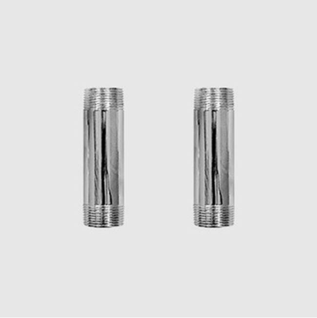 Sigma 3/4'' Extension Nipples 4'' Long (Pair) POLISHED NICKEL PVD .43