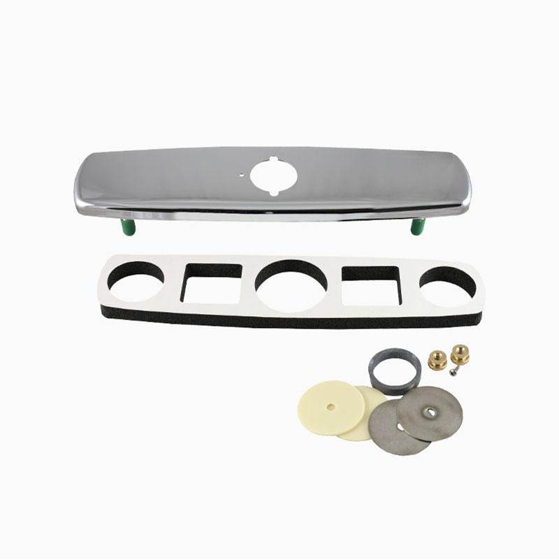 Sloan ETF510A CP TRIM PLATE KIT 8 IN CENT 1 HL