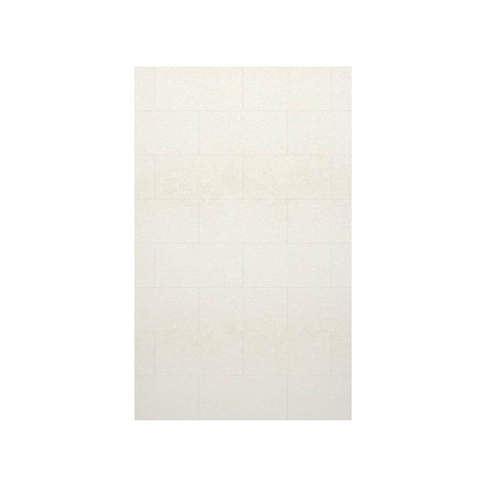 Swan TSMK-7236-1 36 x 72 Swanstone® Traditional Subway Tile Glue up Bathtub and Shower Single Wall Panel in Tahiti White