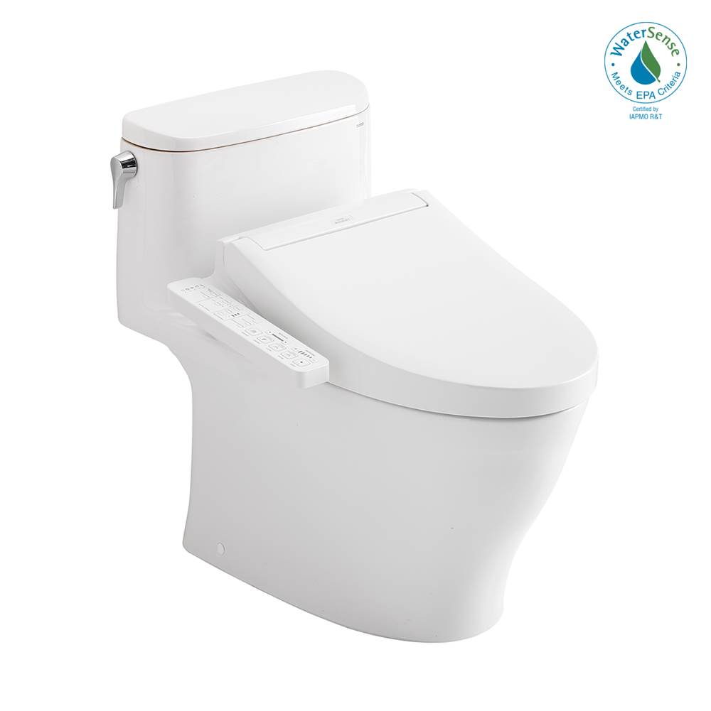 TOTO Toto® Washlet®+ Nexus® One-Piece Elongated 1.28 Gpf Toilet And Washlet C2 Bidet Seat, Cotton White