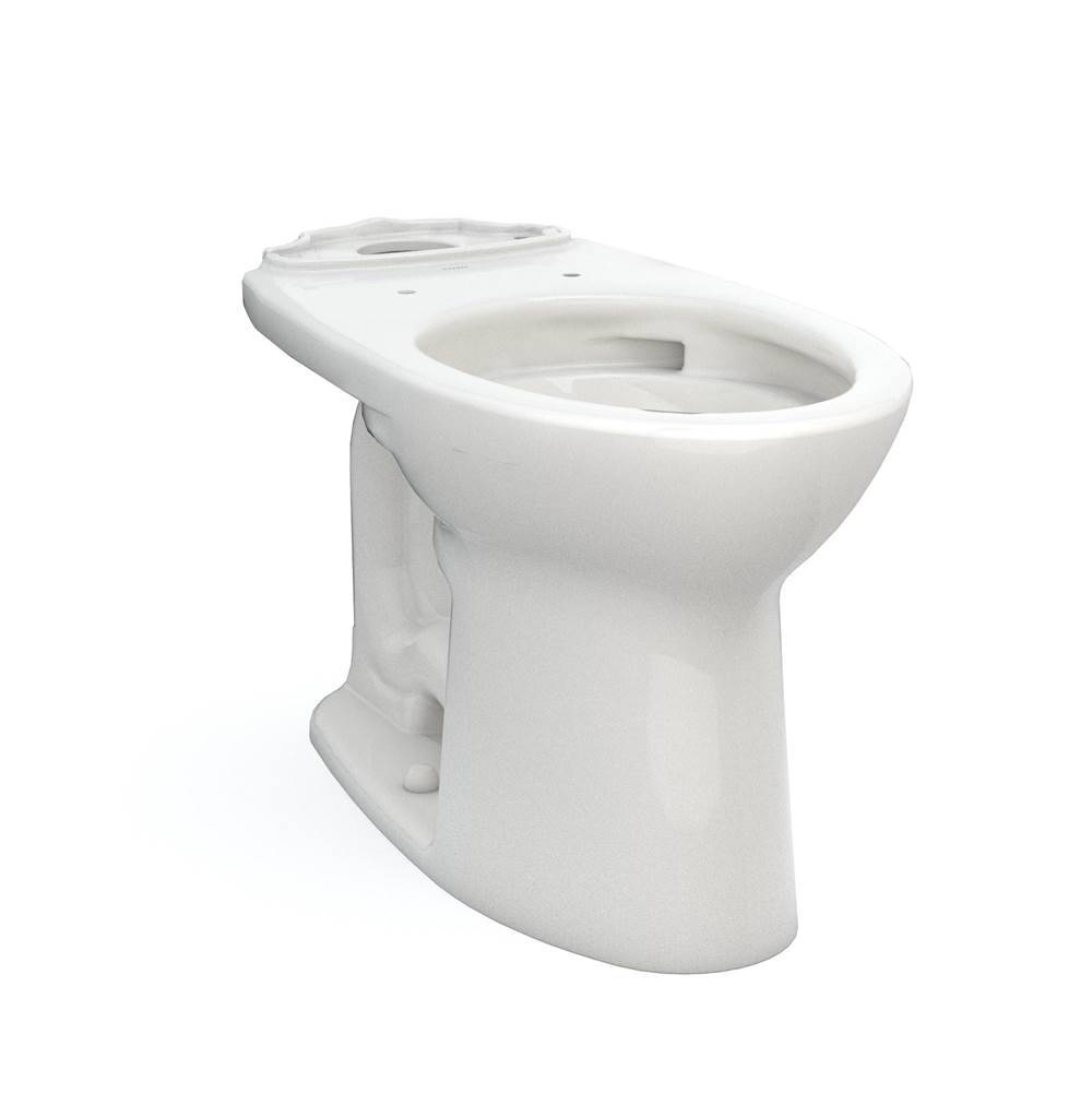 TOTO Toto® Drake® Elongated Tornado Flush® Toilet Bowl With Cefiontect®, Colonial White