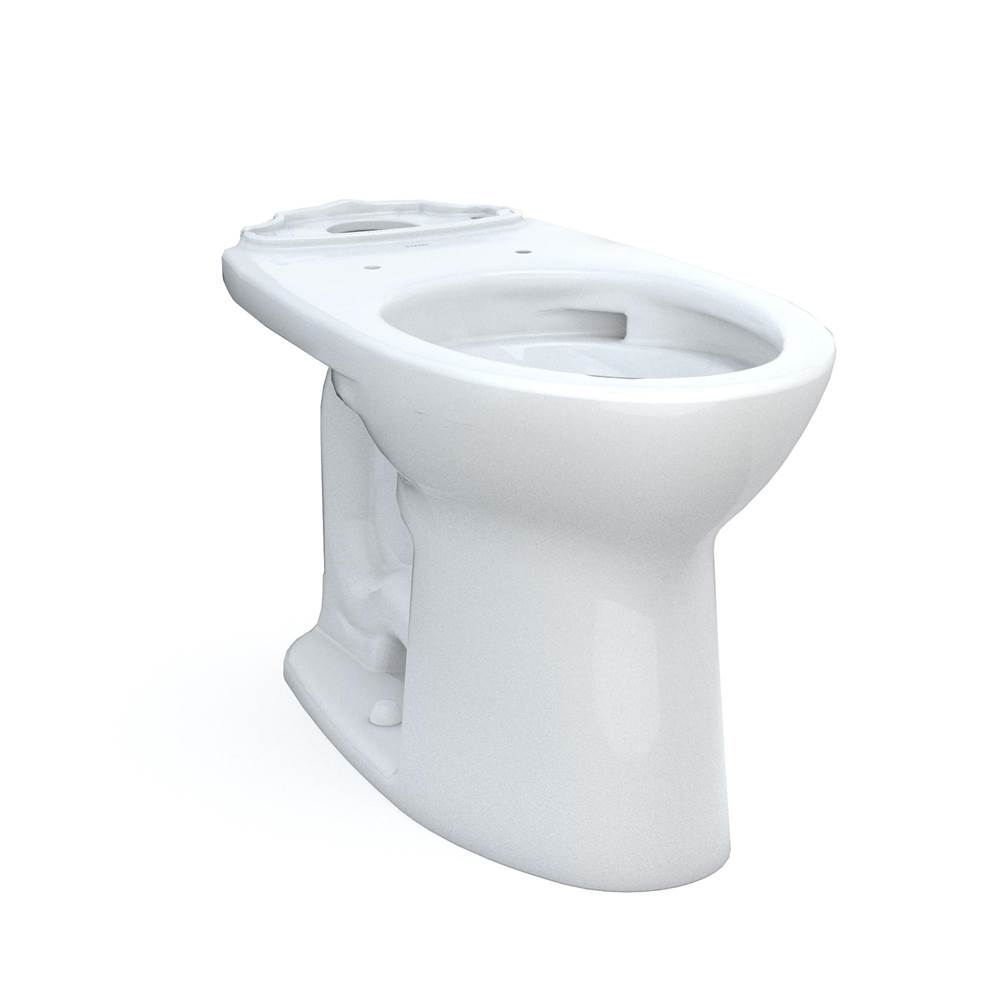 TOTO Toto® Drake® Elongated Universal Height Tornado Flush® Toilet Bowl With Cefiontect®, Cotton White