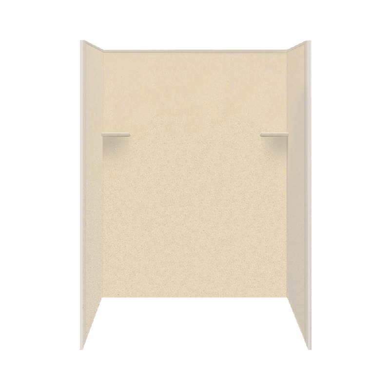 Transolid Studio Solid Surface 60-in x 72-in Shower Wall Surround