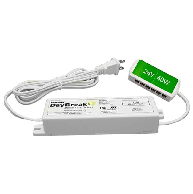 Transolid 24V, 40W Dimmable Driver with 12 Port Connector Block