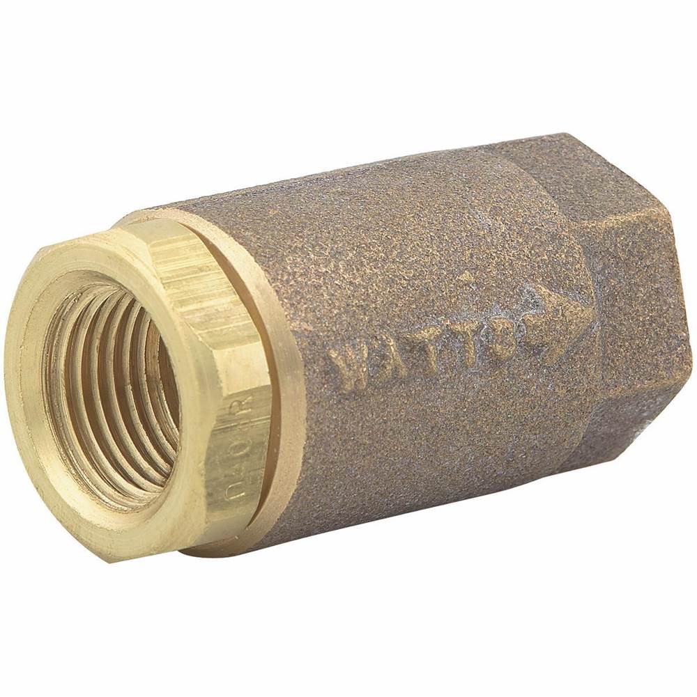 Watts 1/2 In Lead Free Brass Silent Check Valve, PTFE Seat
