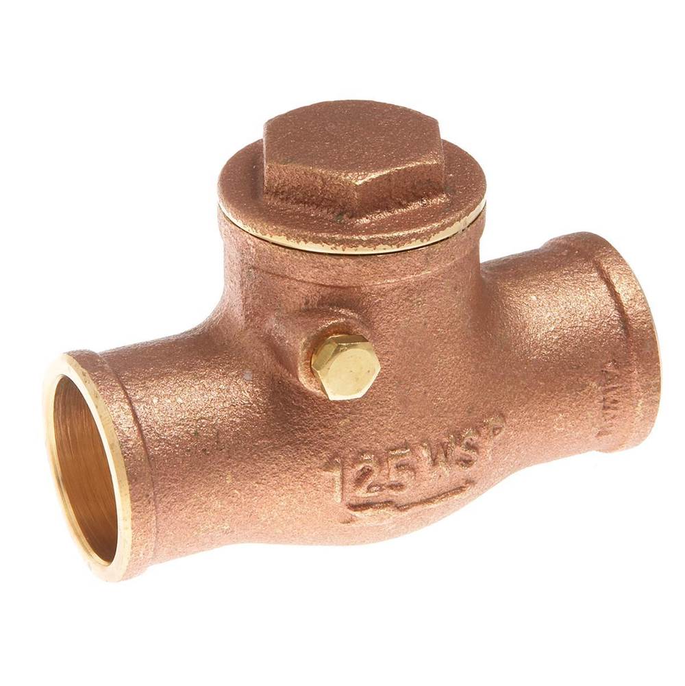 Watts 1/2 In Lead Free Swing Check Valve, Solder End Connections
